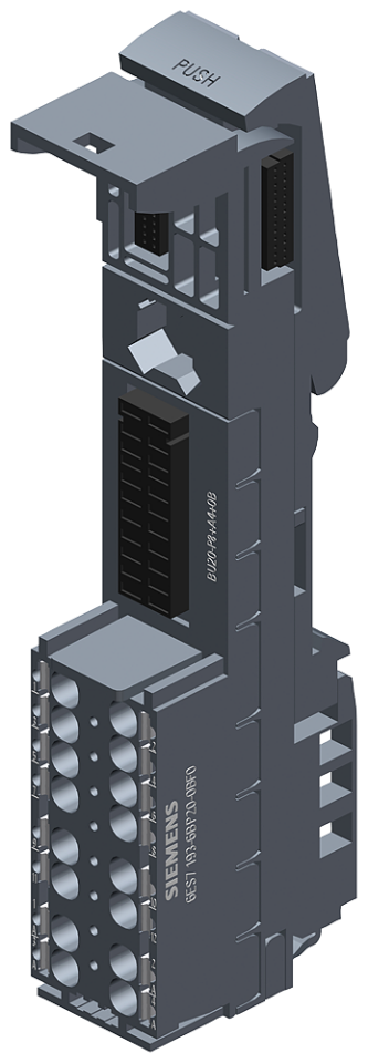 6ES7193-6BP20-0BF0 SIMATIC ET 200SP, BaseUnit BU20-P8+A4+0B, BU type F0,