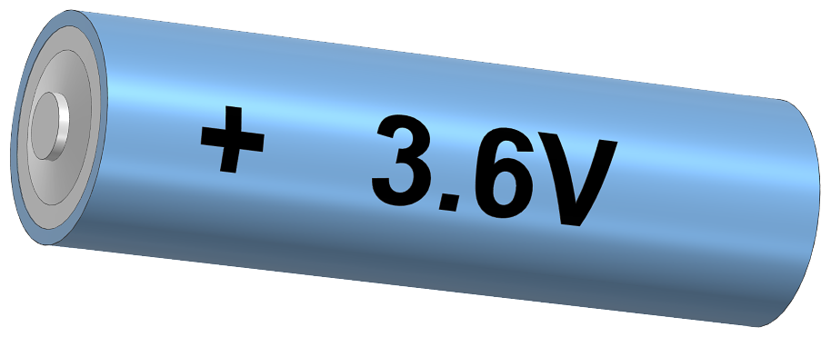 6ES7971-0BA02 SIMATIC S7-400, Backup battery 3.6 V/2.3 AH for PS