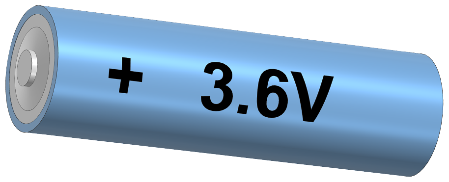 6ES7971-0BA02 SIMATIC S7-400, Backup battery 3.6 V/2.3 AH for PS