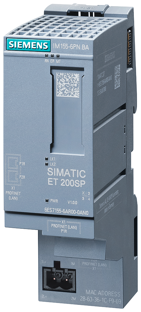 6ES7155-6AR00-0AN0 SIMATIC ET 200SP, PROFINET interface module IM 155-6PN