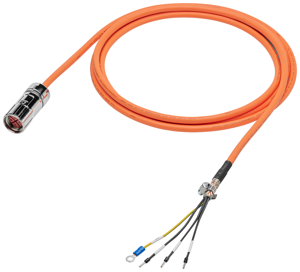 6FX3002-5CL02-1BF0 Power cable pre-assembled 4x 1.5, for motor S-1FL6