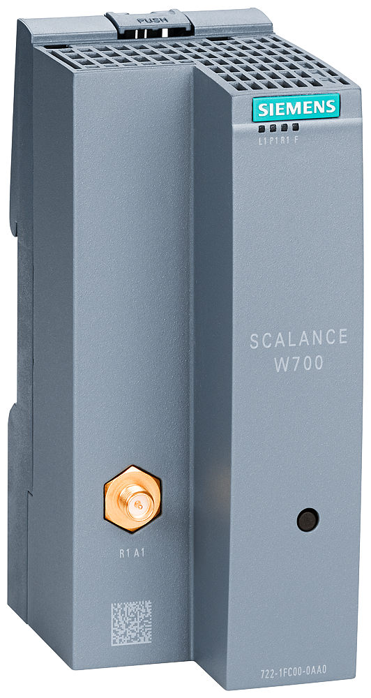 6GK5721-1FC00-0AA0 IWLAN client, SCALANCE W721-1, RJ45, 1 radio, 1 R-SMA