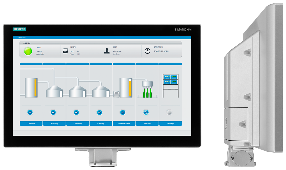 6AV2124-0XC24-1AX0 SIMATIC HMI TP2200 Comfort Pro, for supporting foot