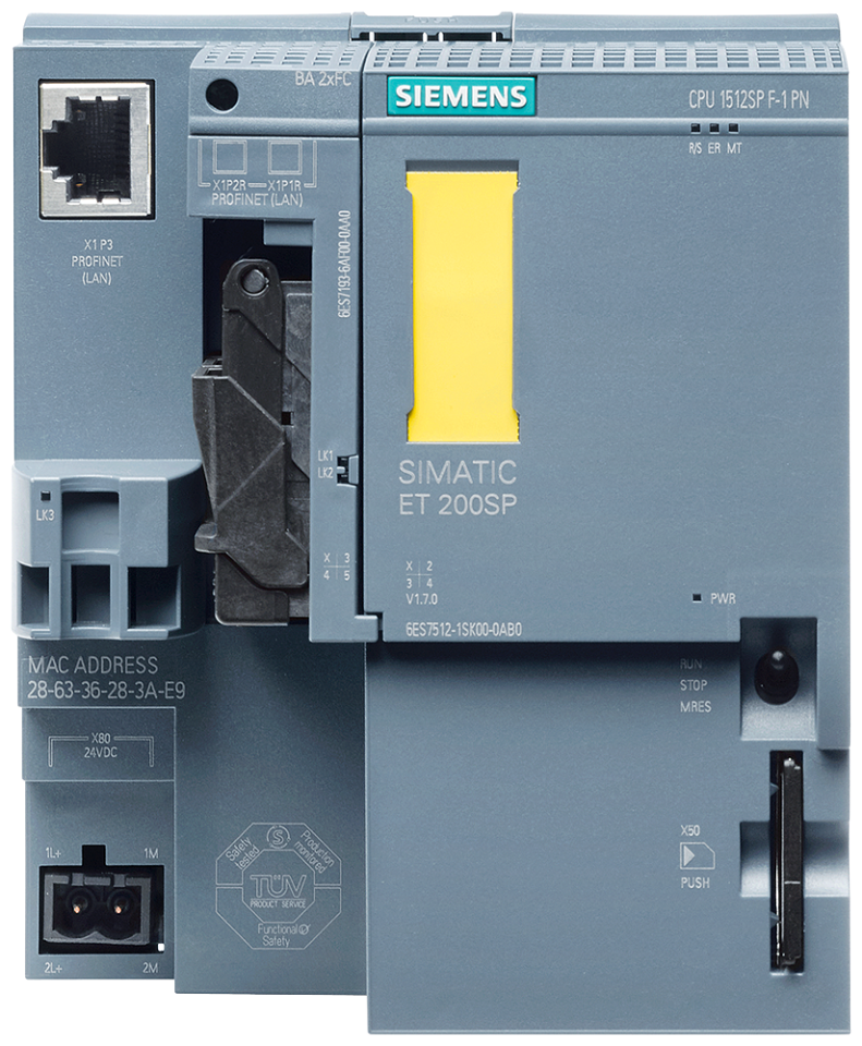 6ES7512-1SK01-0AB0 *** spare part *** SIMATIC DP, CPU 1512SP F-1 PN for