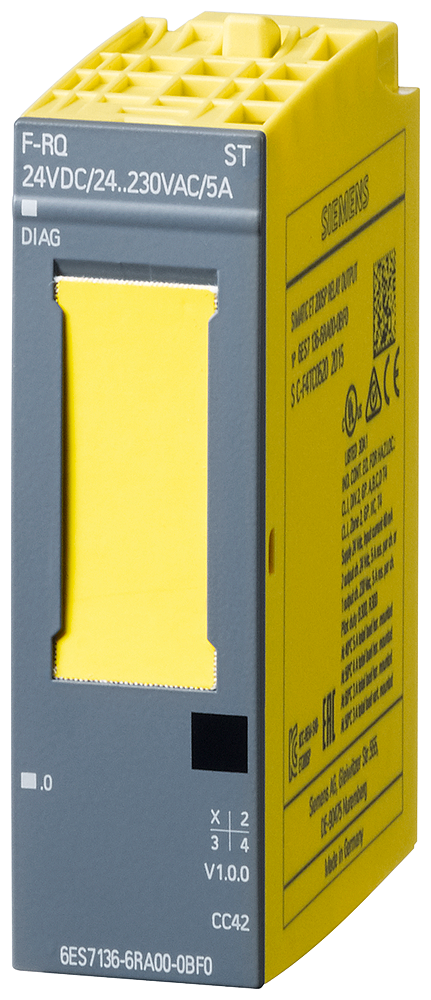 6ES7136-6RA00-0BF0 SIMATIC DP, Electronics module f. ET200SP, F-RQ 1x