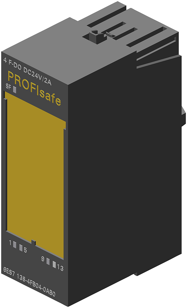 6ES7138-4FB04-0AB0 *** Spare part *** SIMATIC DP, Electronics module for