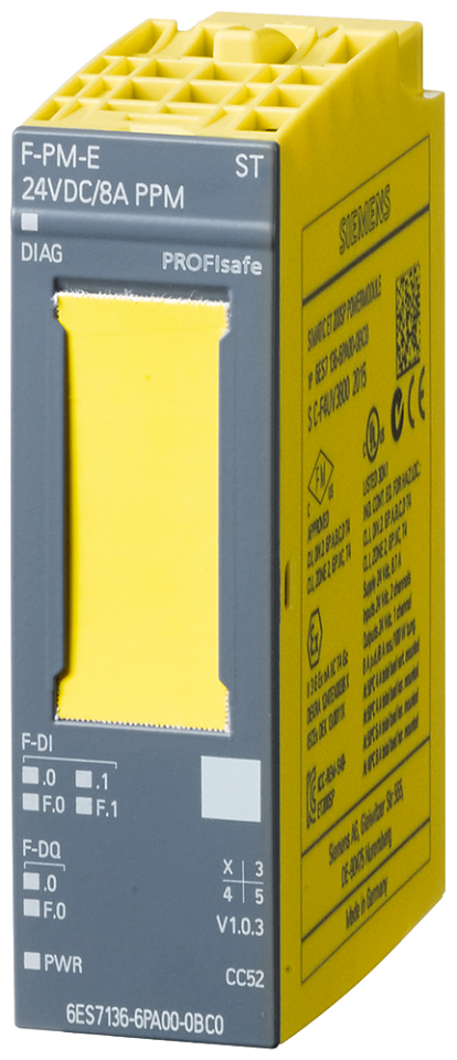 6ES7136-6PA00-0BC0 SIMATIC DP, POWER M. F-PM-E PPM PROFIsafe, for ET 200SP;