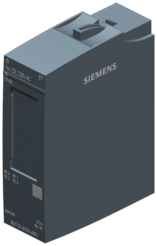 6ES7131-6FD01-0BB1 SIMATIC ET 200SP, Digital input module, DI 4x 120..230V