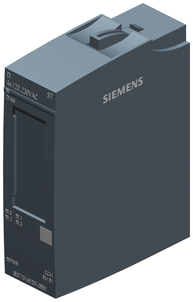 6ES7131-6FD01-0BB1 SIMATIC ET 200SP, Digital input module, DI 4x 120..230V