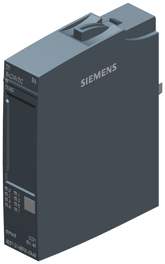 6ES7131-6BF61-0AA0 SIMATIC ET 200SP, Digital input module, DI 8x 24V DC