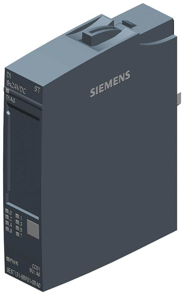 6ES7131-6BF01-0BA0 SIMATIC ET 200SP, Digital input module, DI 8x 24V DC