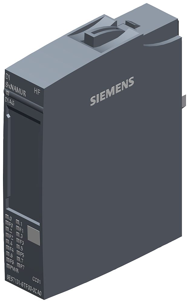 6ES7131-6TF00-0CA0 SIMATIC ET 200SP, digital input module, DI 8x NAMUR