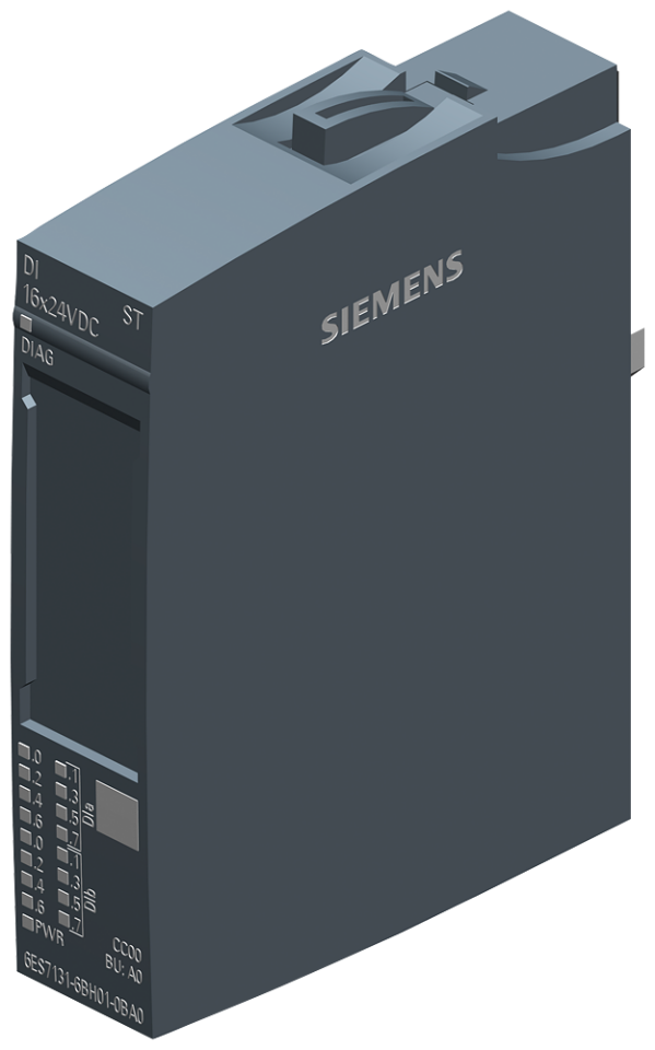 6ES7131-6BH01-0BA0 SIMATIC ET 200SP, Digital input module, DI 16x 24V