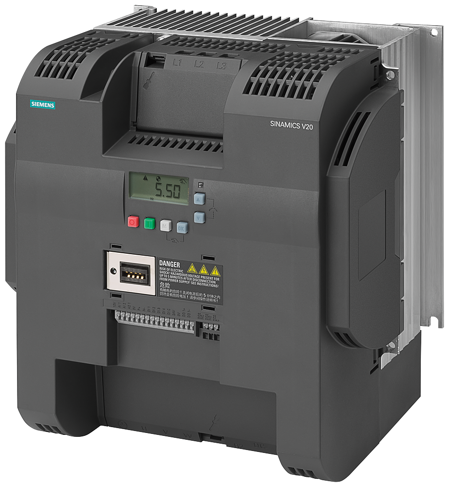 6SL3210-5BE32-2UV0 SINAMICS V20 380-480 V 3 AC -15/+10% 47-63Hz rated