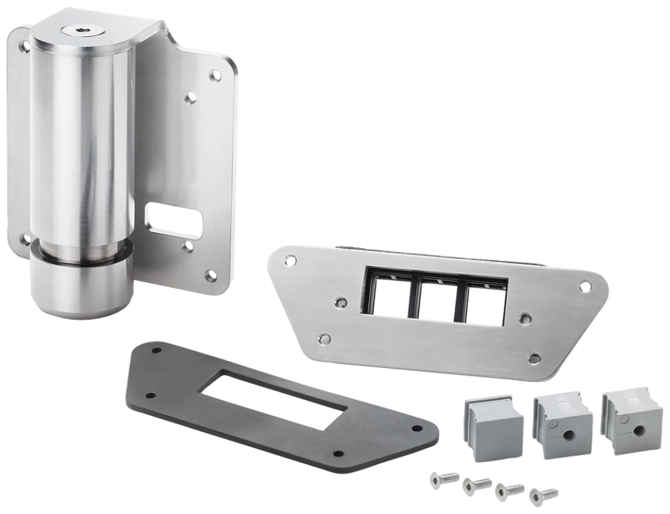 6AV6881-0AD56-3CA0 pipe adapter VESA 100/75, IP65, INOX, for Pro devices,