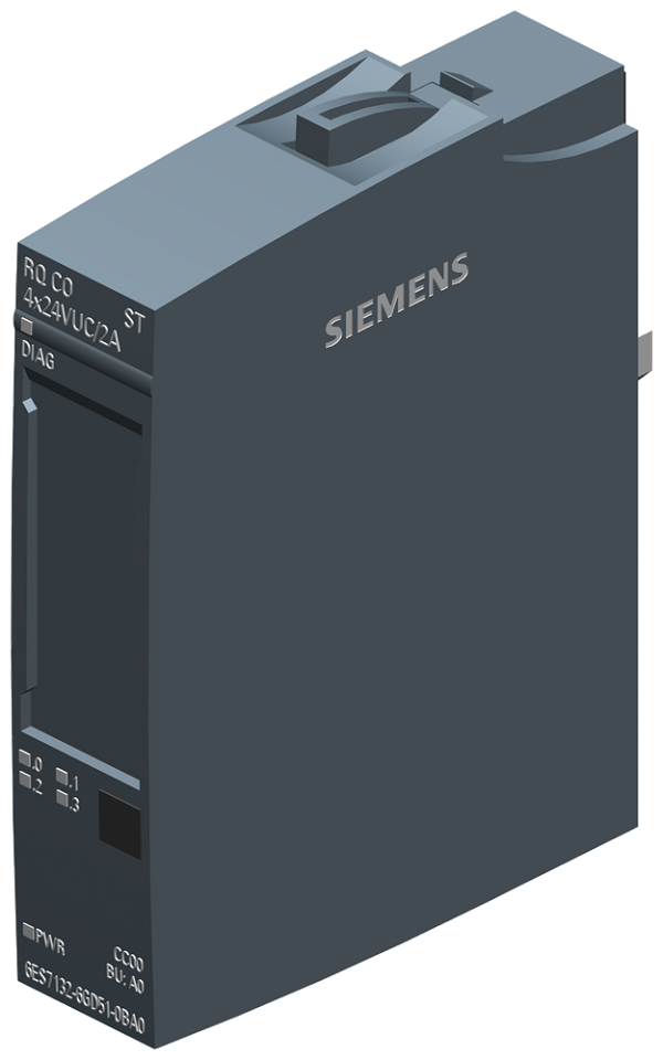6ES7132-6GD51-0BA0 SIMATIC ET 200SP, Signal relay module, RQ CO 4x 24V