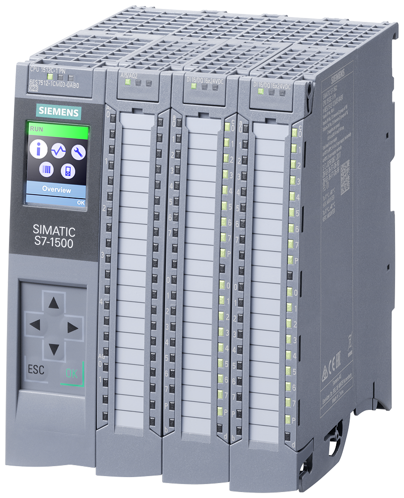 6ES7512-1CK01-0AB0 SIMATIC S7-1500 Compact CPU CPU 1512C-1 PN, central