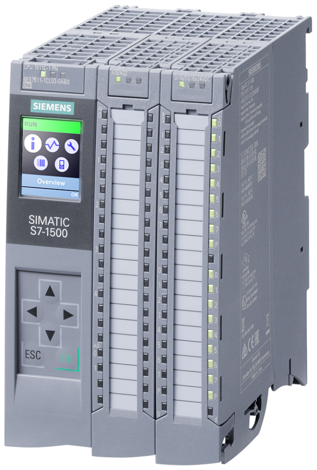 6ES7511-1CK01-0AB0 SIMATIC S7-1500 Compact CPU CPU 1511C-1PN, central