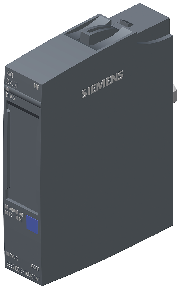 6ES7135-6HB00-0CA1 SIMATIC ET 200SP, Analog output module, AQ 2x U/I High