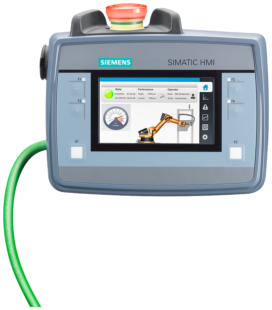 6AV2125-2DB23-0AX0 SIMATIC HMI KTP400F Mobile with integrated acknowledgement