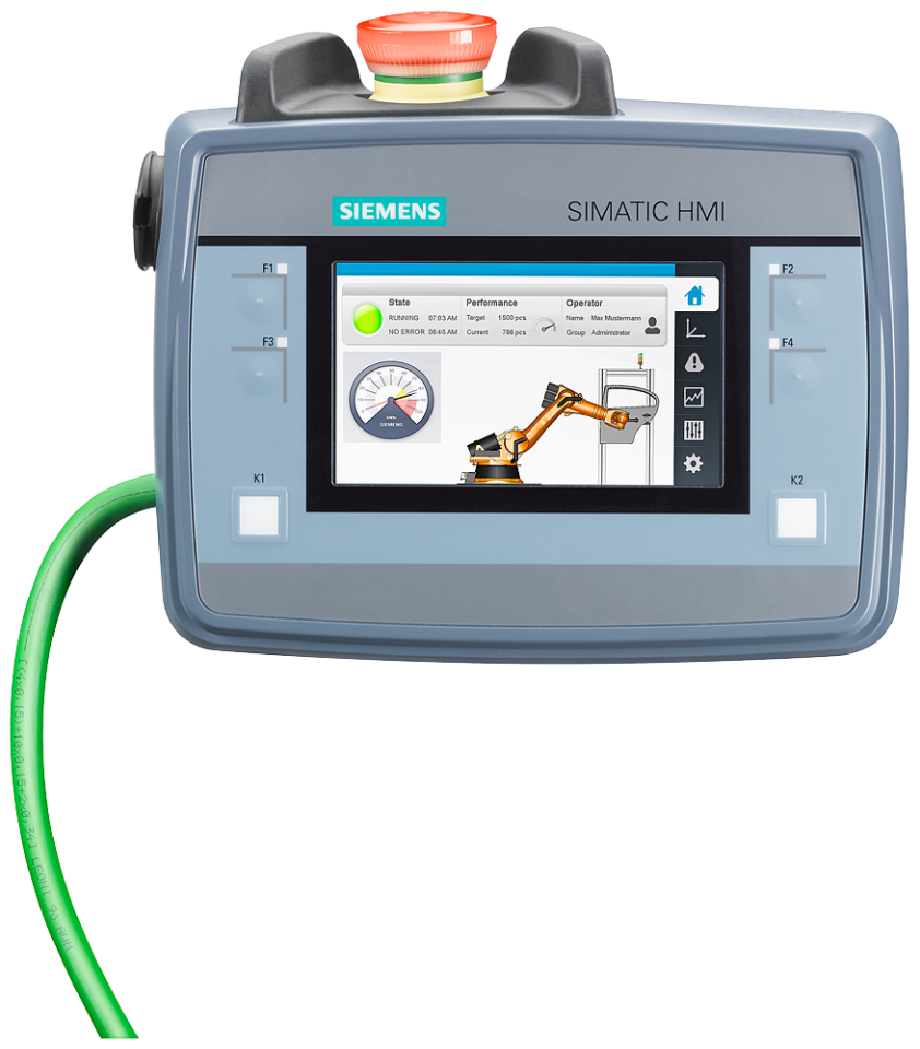 6AV2125-2DB23-0AX0 SIMATIC HMI KTP400F Mobile with integrated acknowledgement
