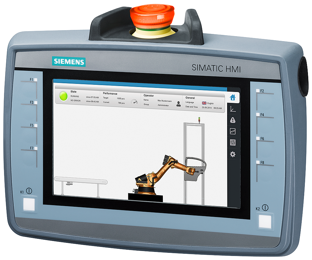 6AV2125-2GB23-0AX0 SIMATIC HMI KTP700F Mobile, 7.0inch TFT display, 800x