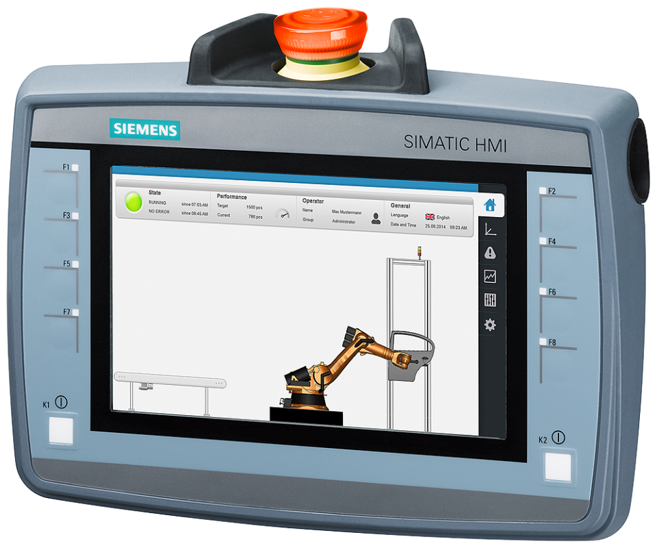 6AV2125-2GB23-0AX0 SIMATIC HMI KTP700F Mobile, 7.0inch TFT display, 800x