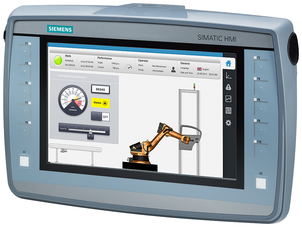 6AV2125-2JB03-0AX0 SIMATIC HMI KTP900 Mobile, 9.0inch TFT display, 800x