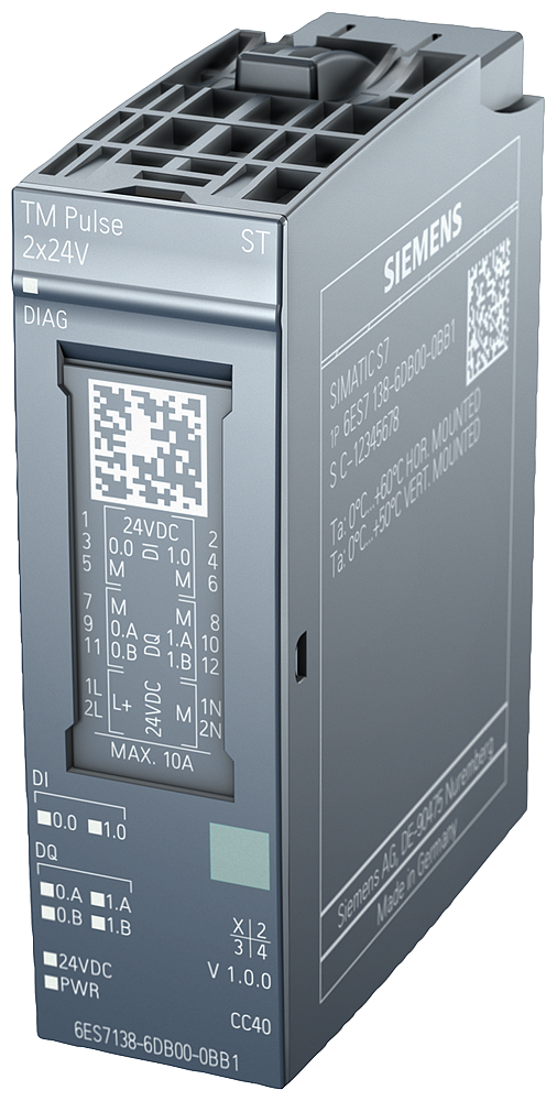 6ES7138-6DB00-0BB1 SIMATIC ET 200SP, TM Pulse 2x24V PWM and pulse output
