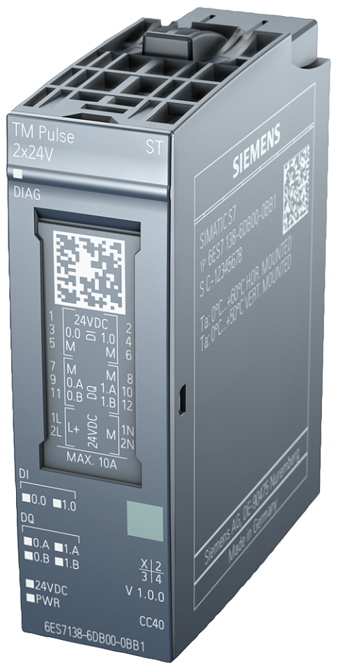 6ES7138-6DB00-0BB1 SIMATIC ET 200SP, TM Pulse 2x24V PWM and pulse output