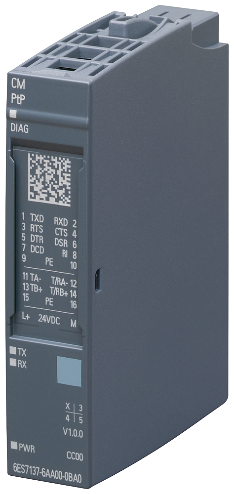 6ES7137-6AA01-0BA0 SIMATIC ET 200SP, CM PTP communication module for serial