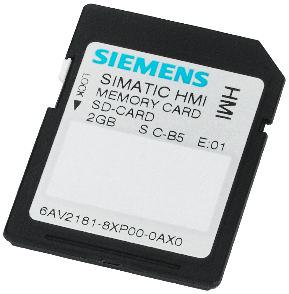 6AV2181-8XP00-0AX0 SIMATIC SD memory card 2 GB Secure Digital Card for