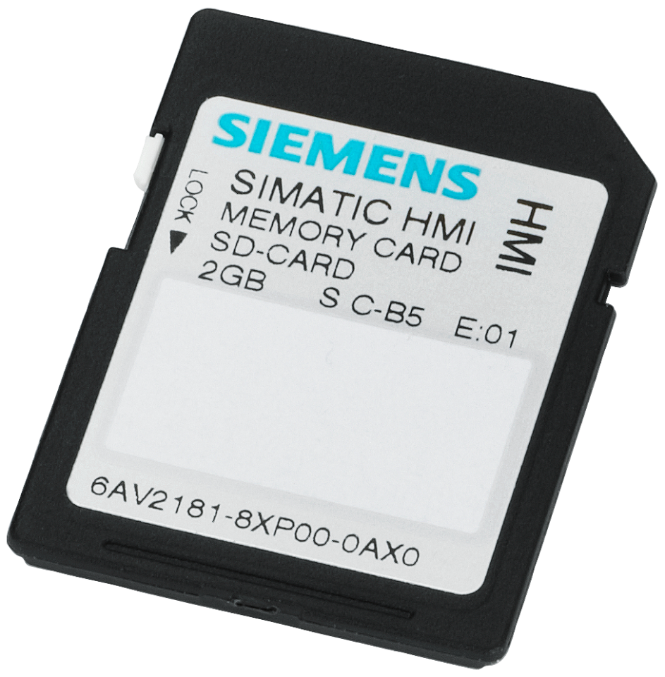 6AV2181-8XP00-0AX0 SIMATIC SD memory card 2 GB Secure Digital Card for