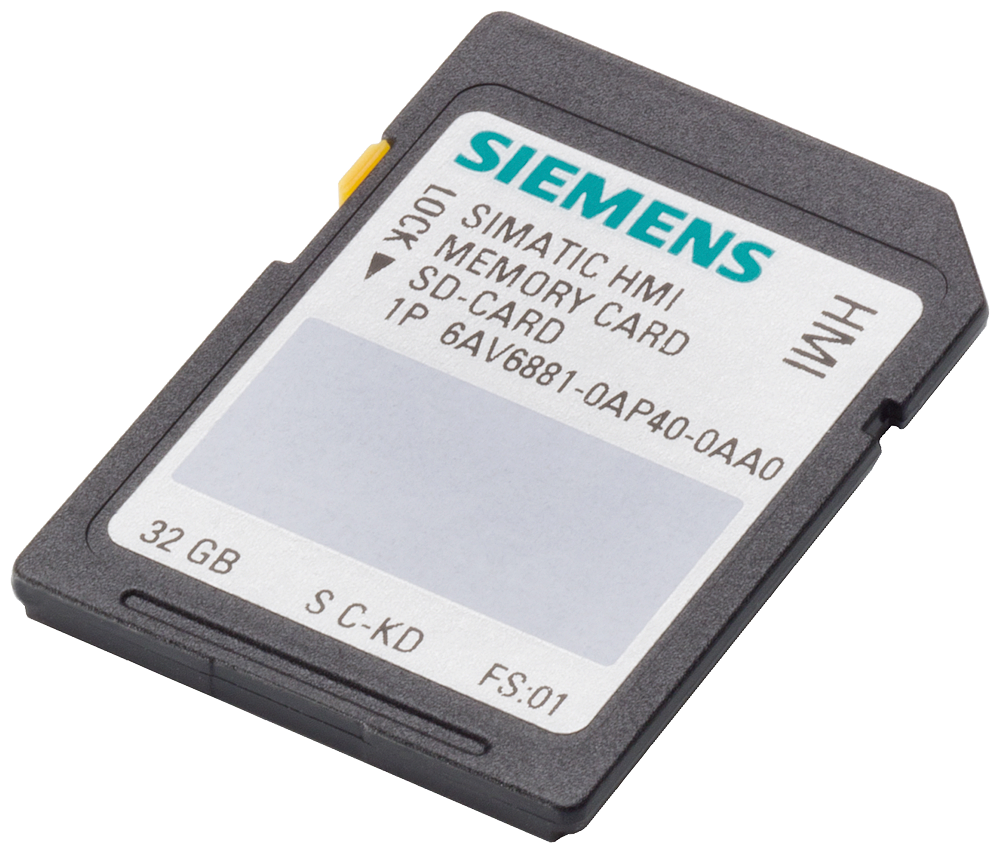 6AV6881-0AP40-0AA0 SIMATIC SD indoor card 32 GB, Secure Digital Card,
