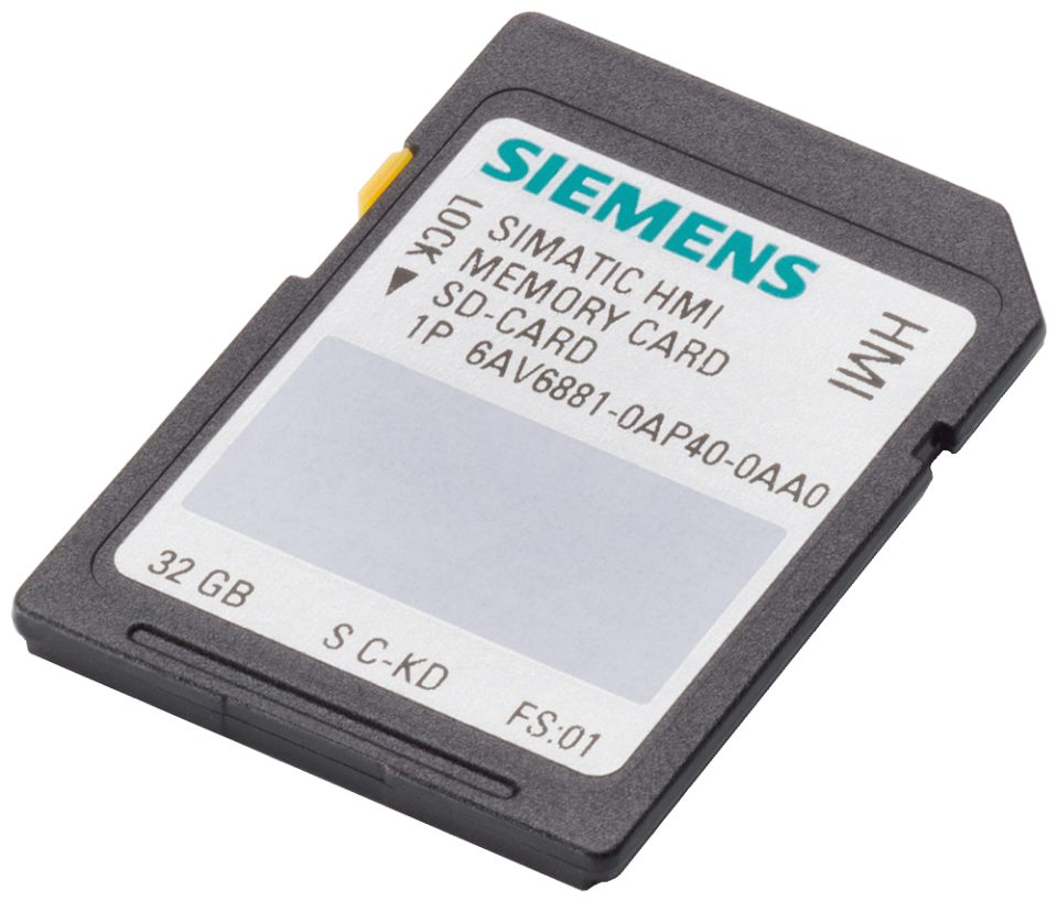 6AV6881-0AP40-0AA0 SIMATIC SD indoor card 32 GB, Secure Digital Card,