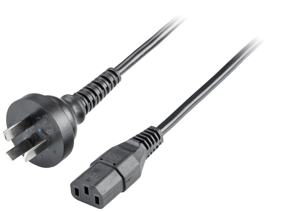 6ES7900-0FA00-0XA0 IEC cable, China GB 1002 and others, 180Â° male 180Â°