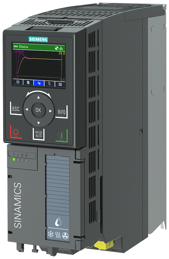 6SL3220-2YE16-0UF0 SINAMICS G120X Rated power: 2.2 kW At 110% 60s, 100%