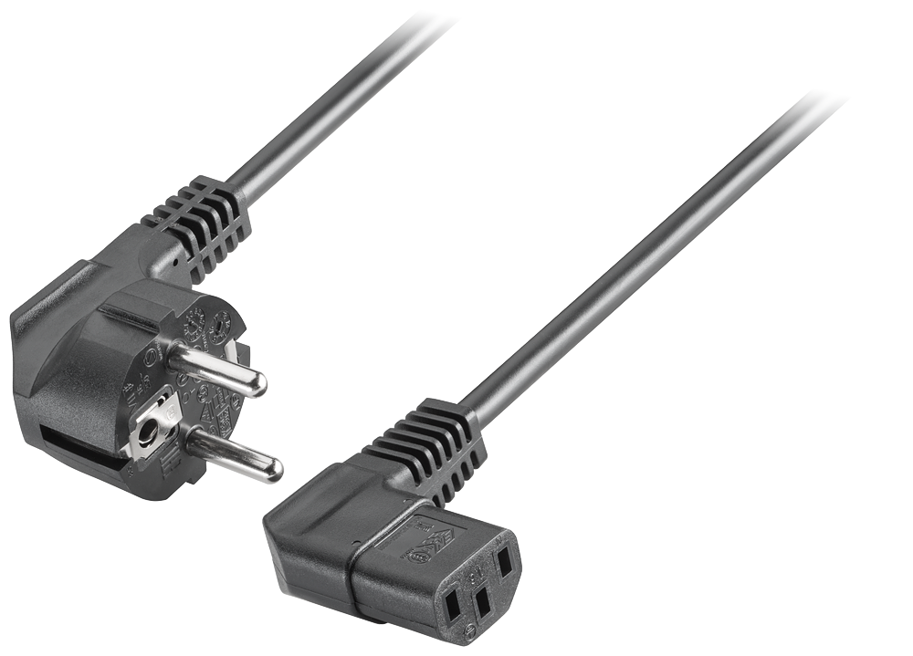 6ES7900-1AA00-0XA0 IEC cable, Germany 230 V AC, angled socket, for Germany;