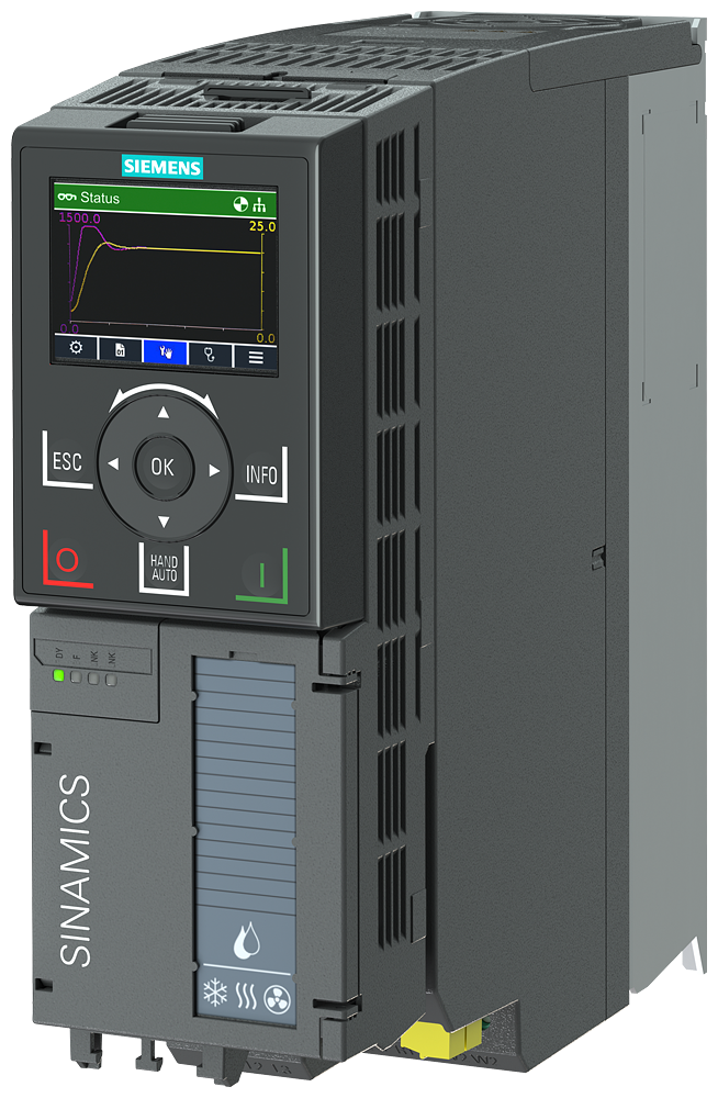6SL3220-2YE18-0UF0 SINAMICS G120X Rated power: 3 kW At 110% 60s, 100%