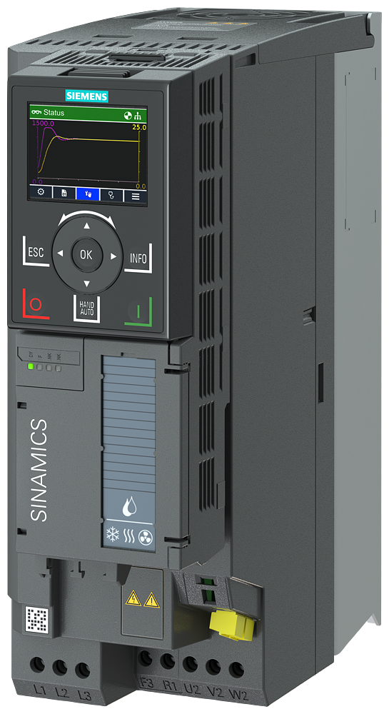 6SL3220-2YE22-0UF0 SINAMICS G120X Rated power: 5.5 kW At 110% 60s, 100%