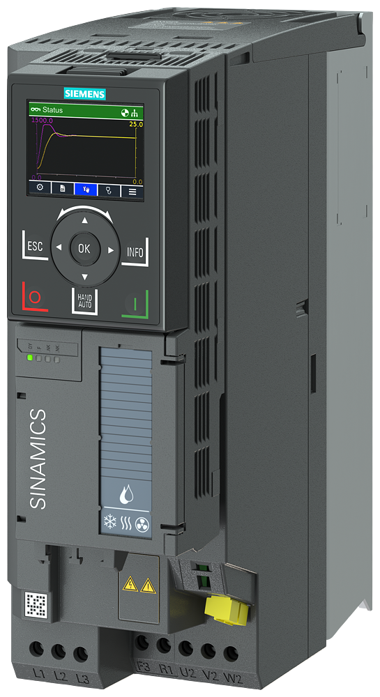 6SL3220-2YE24-0UF0 SINAMICS G120X Rated power: 7.5 kW At 110% 60s, 100%