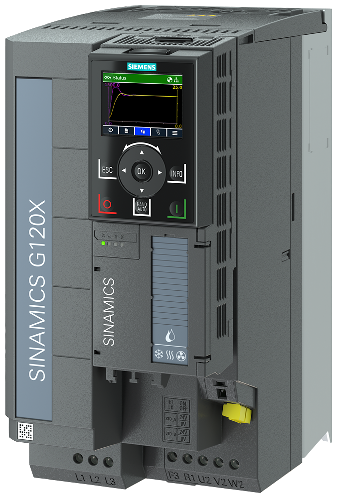 6SL3220-2YE26-0UF0 SINAMICS G120X Rated power: 11 kW At 110% 60s, 100%