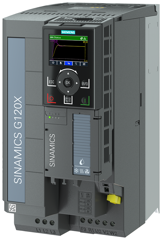 6SL3220-2YE28-0UF0 SINAMICS G120X Rated power: 15 kW At 110% 60s, 100%