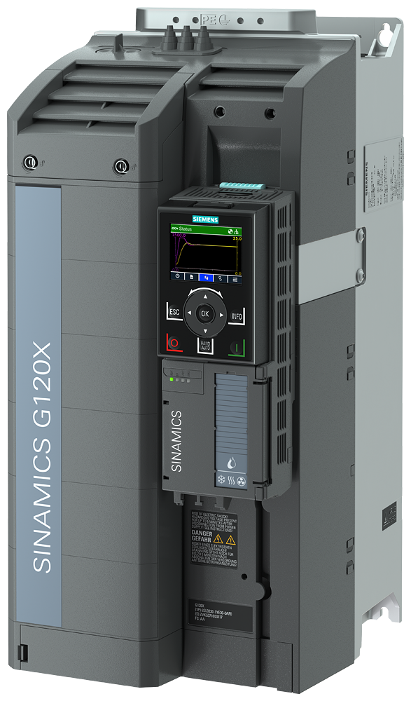6SL3220-2YE30-0UF0 SINAMICS G120X Rated power: 18.5 kW At 110% 60s, 100%