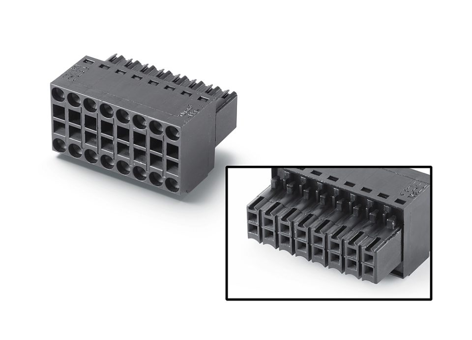 6AV6671-3XY48-4AX0 plug, female, 16-pole, 180Â°, max.: 1.5 mm2, scope