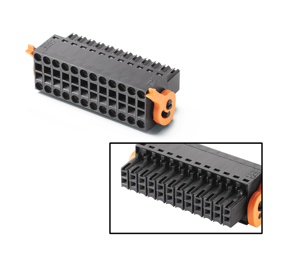 6AV6671-3XY58-4AX0 plug, female, 24-pole, 180Â°, max.: 1.5 mm2, scope