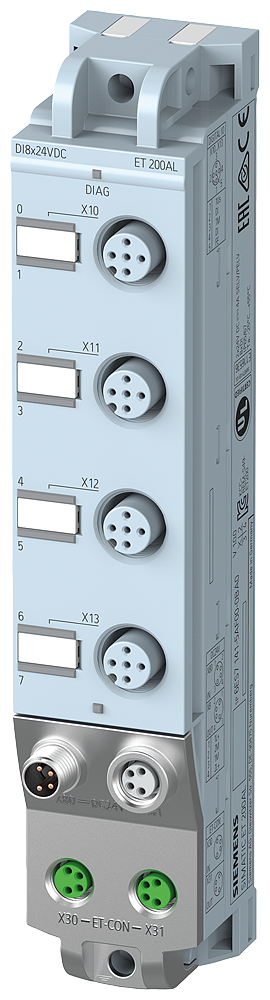 6ES7141-5AF00-0BA0 SIMATIC ET 200AL, DI 8x 24 V DC, 4x M12, Degree of
