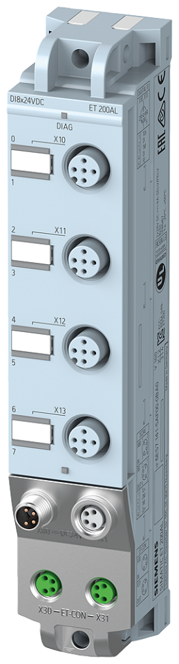 6ES7141-5AF00-0BA0 SIMATIC ET 200AL, DI 8x 24 V DC, 4x M12, Degree of