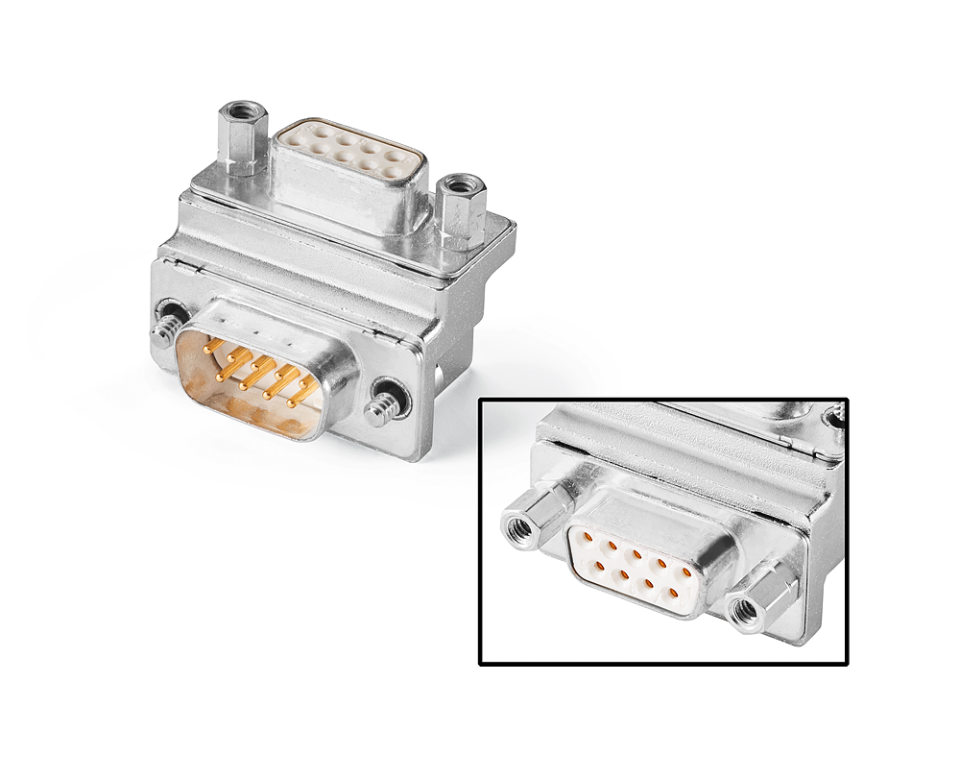 6AV6671-8XD00-0AX0 90-degree angle adapter, 1:1, can be screwed together