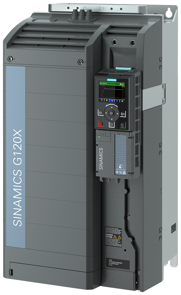 6SL3220-2YE38-0UF0 SINAMICS G120X Rated power: 45 kW At 110% 60s, 100%
